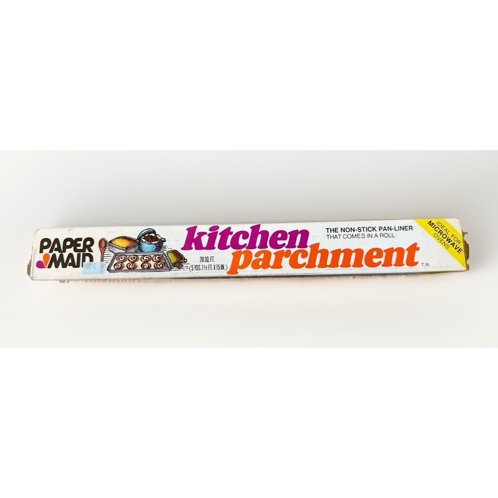 Kitchen Parchment Paper Maid Vintage NOS
